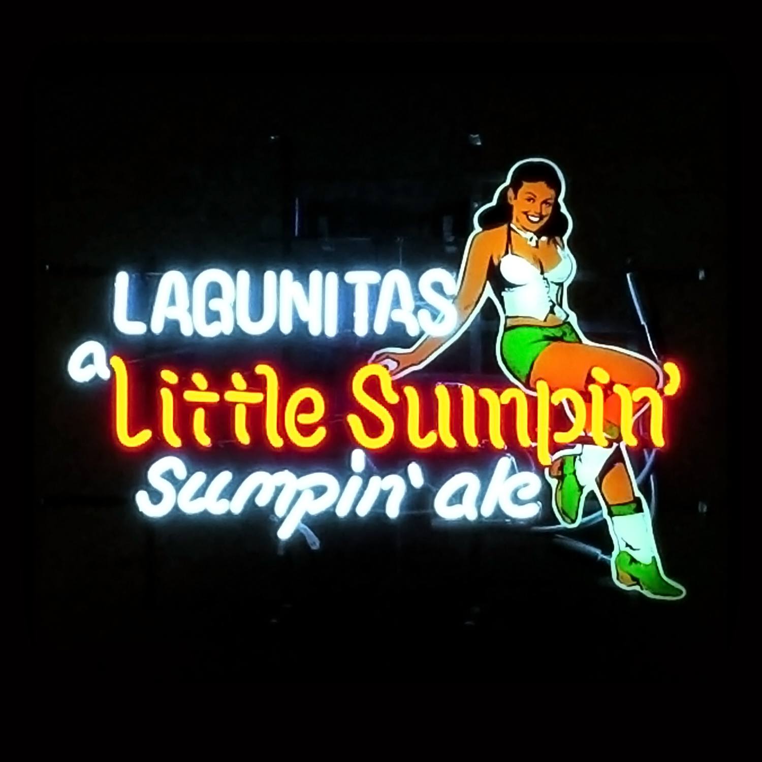 Lagunitas Retro Sign